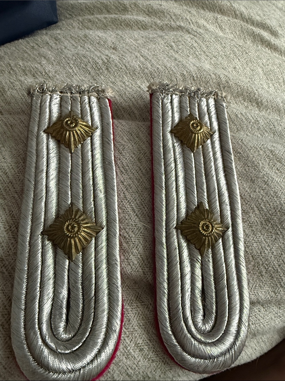 WWII German Heer Captain Hauptmann Tunic Shoulder Boards